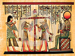 Egyptian papyrus photo