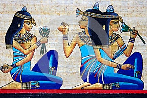Egyptian papyrus photo