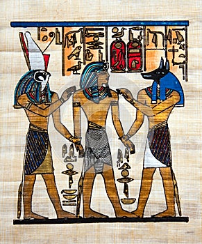 Egyptian Papyrus painting