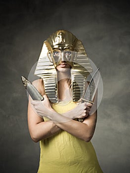 Egyptian pharaoh mask