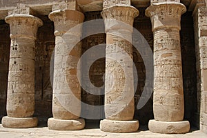 Egyptian pillars