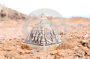 Egyptian Pyramid Model Miniature