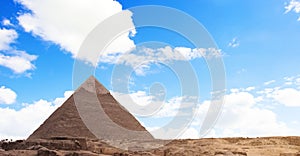 Egyptian Pyramid And Sky