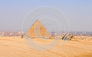 Egyptian Pyramids of the Giza Plateau, Cairo