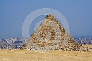 Egyptian pyramids, monuments of humanity.