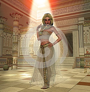 Egyptian Queen Cleopatra Pharaoh Temple