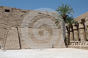 Egyptian ruins Luxor Egypt