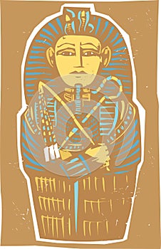 Egyptian Sarcophagus Color photo