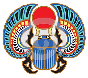 Egyptian scarab beetle