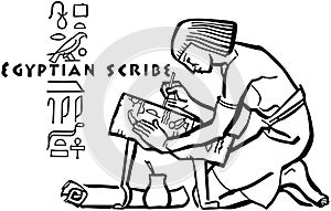 Egyptian Scribe photo