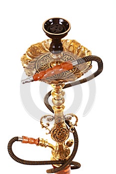 Egyptian Shisha isolated on a white background.