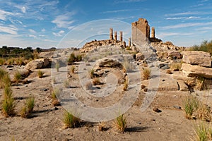 Egyptian Soleb Temple in the Nubian area of the Sudan