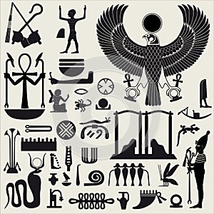 Egiziano simboli un francobolli 2 