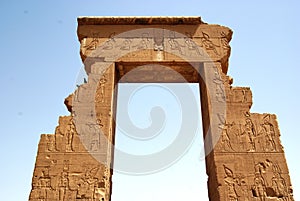 Egyptian temple photo