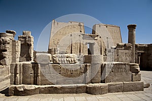 Egyptian temple ruins