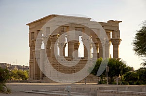 Egyptian temple ruins