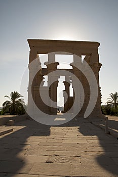 Egyptian temple ruins