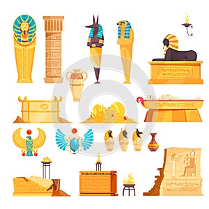 Egyptian Tombs Set