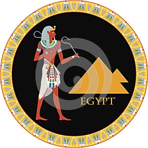 Egyptian vector background