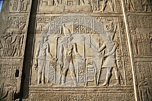 Egyptian wall relief