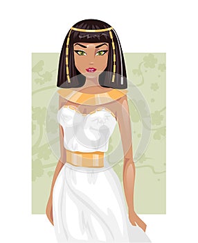 Egyptian woman. Vector Illustration