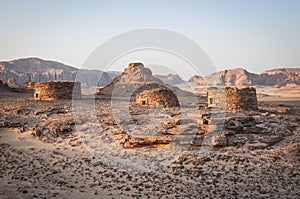 Egyption tombs in the Sinai desert