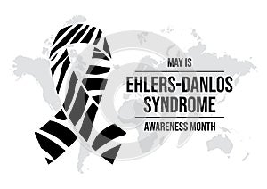 May is Ehlers-Danlos syndrome Awareness Month vector illustration photo