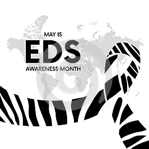 May is EDS Awareness Month vector illustration photo