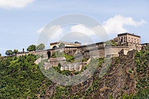 Ehrenbreitstein Fortress in Koblenz.