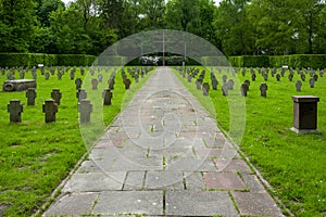 The Ehrenfriedhof in Wilhelmshaven, Germany.