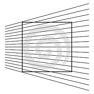 Ehrenstein geometric optical illusion