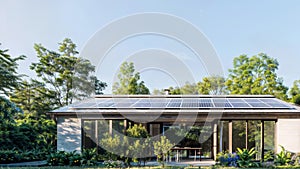 Eichler Meets Modern: Classic Design Reborn with Solar Panels, generative ai