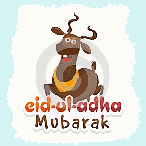 Eid-Al-Adha celebration with goat.