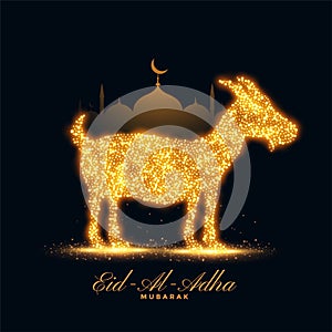 Eid al adha islamic bakrid festival background design photo