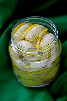 Eid cookies in bottle. kuih raya