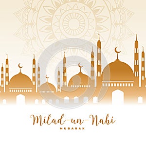 Eid milad un nabi barawafat islamic festival background