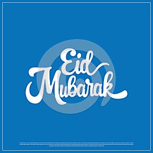 Eid Mubarak Design on Dark background