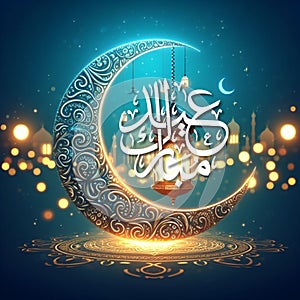 Eid mubarak , happy eid elfitr