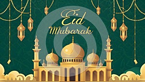 Eid Mubarak poster exudes the joyous spirit of celebration beautifully