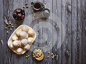 Eid and Ramadan Dates Sweets - Arabian cuisine.