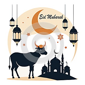 Eid Ul Adha Celebration: Embracing Cultural Richness vector illustration