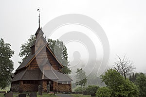 Eidsborg stave church (stavkirke) photo