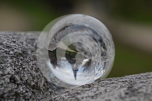 Eiffel Tower in a cristal ball