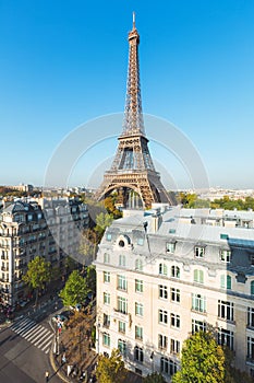 Eiffel tower during the day, Paris