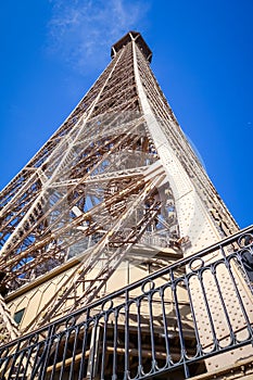 Eiffel Tower detail, Paris, France