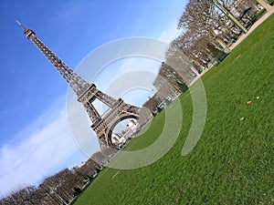Eiffel Tower diagonal, Paris, France