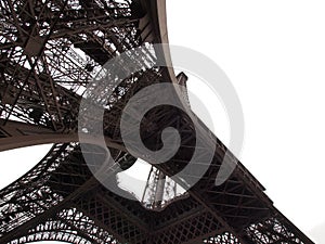 Eiffel tower isolated