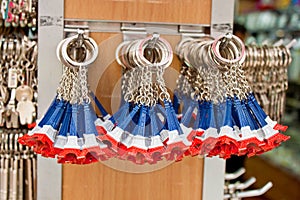 Eiffel tower key rings