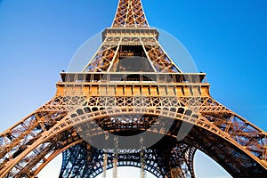 Eiffel Tower middle section, Paris, France