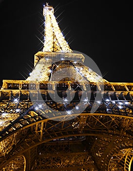 Eiffel Tower, night paris